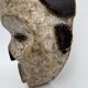 Masque Fang du Gabon – Art africain tribal ancestral, kaolin blanc rituel