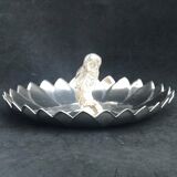 Plat Edwardian avec figurine de chouette  Reed & Barton