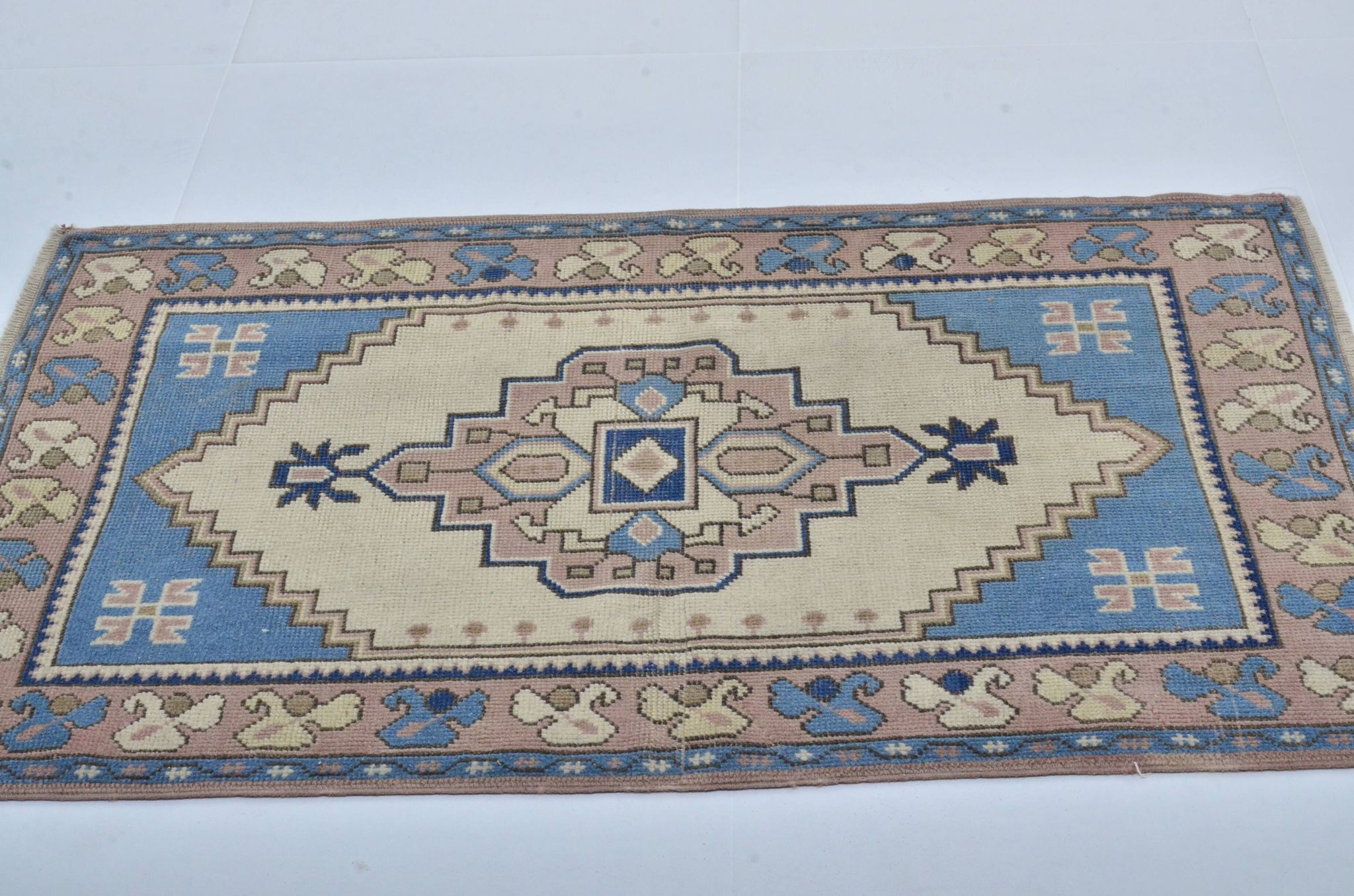 Oushak Vintage Wool Rug sku 3423