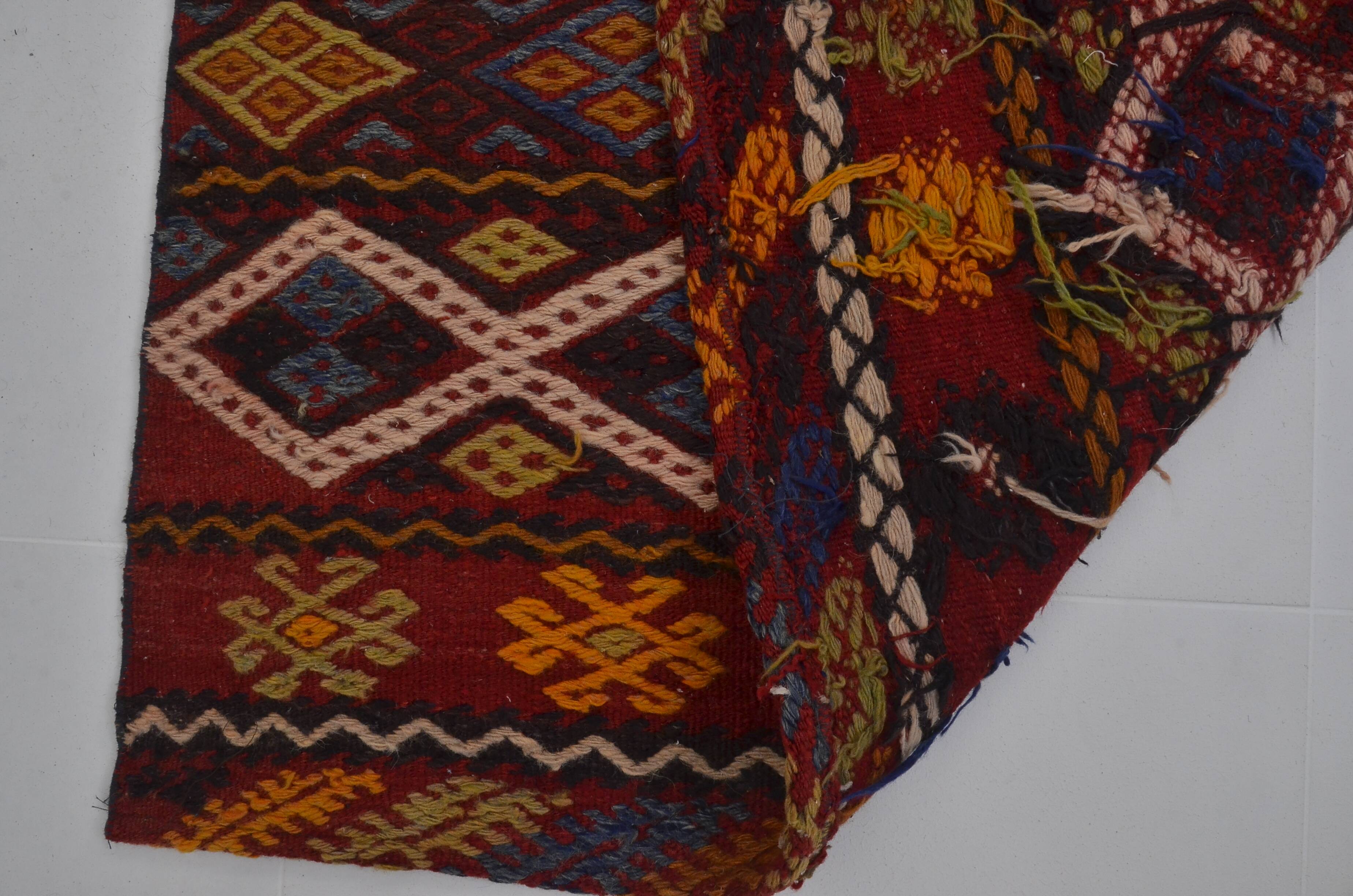 Small Anatolian Vintage Kilim sku 3787