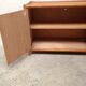 Sideboard wood, bamboo and rattan