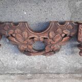 Wooden pediment