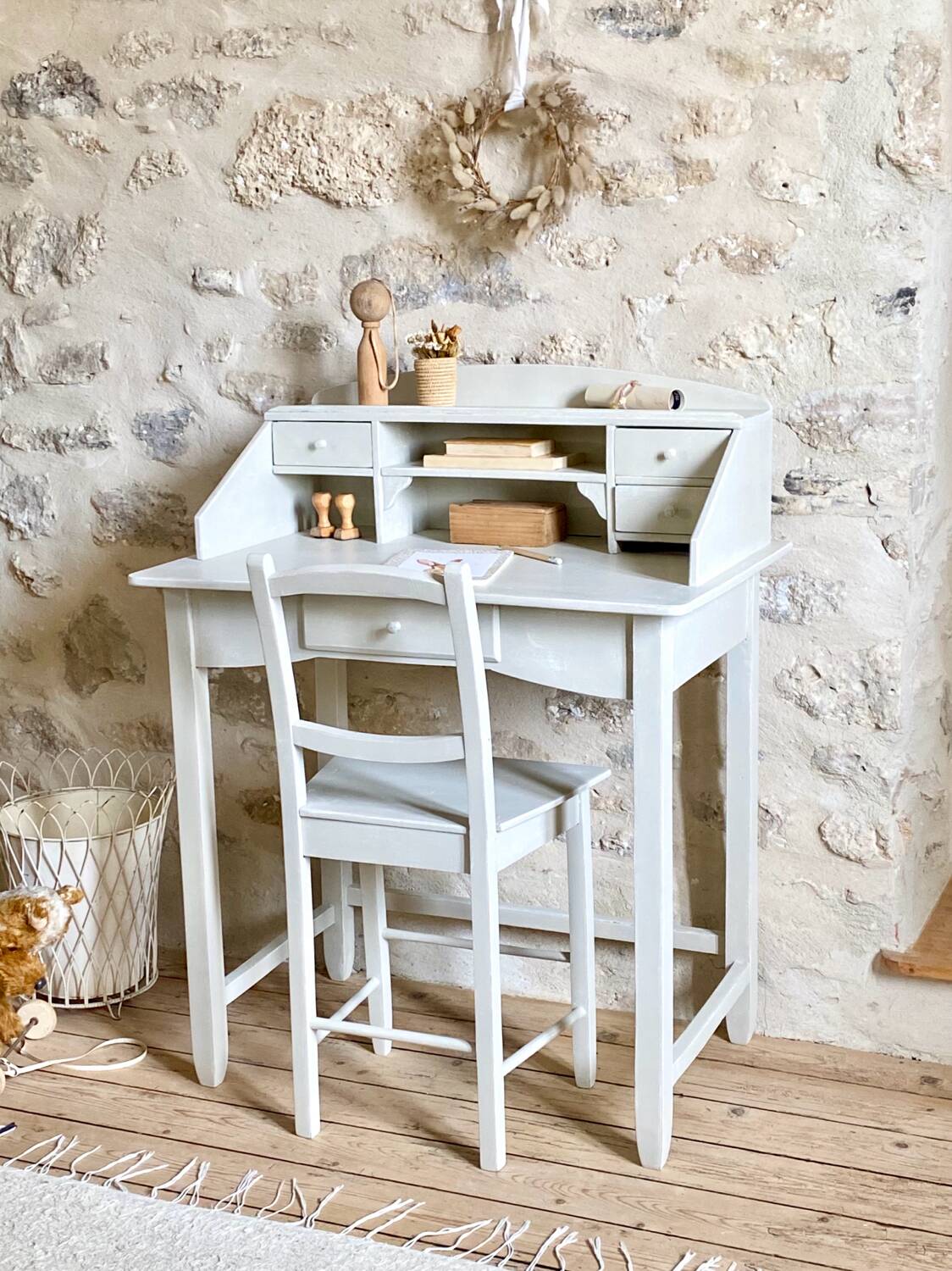 Children's desk and chair