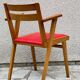 Office armchair with compass legs