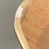 Wooden mirror painted gold