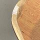 Wooden mirror painted gold