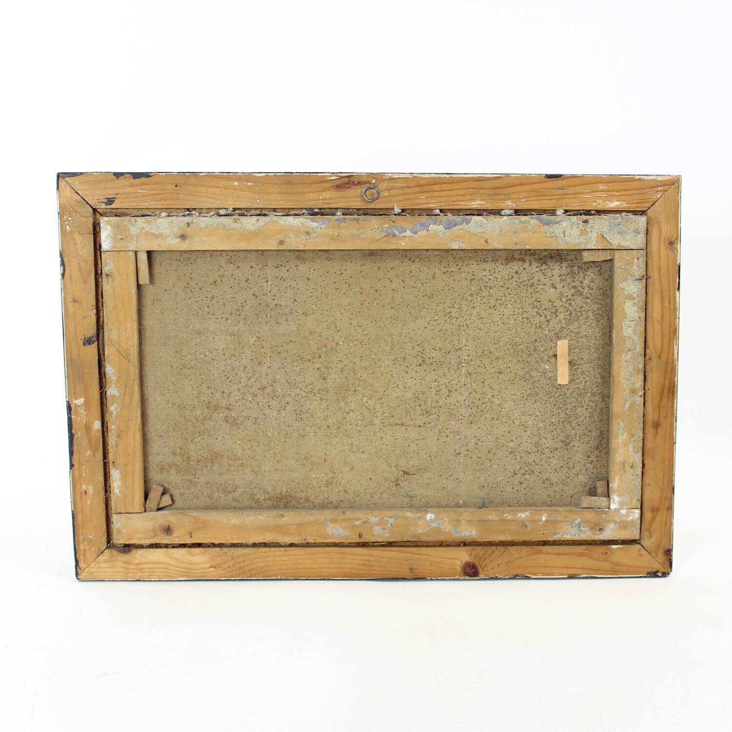 Peinture à l'huile vintage d'une gitane de Zamutov, Tchécoslovaquie, années 1940