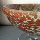 Fruit bowl in clichy blown glass paste