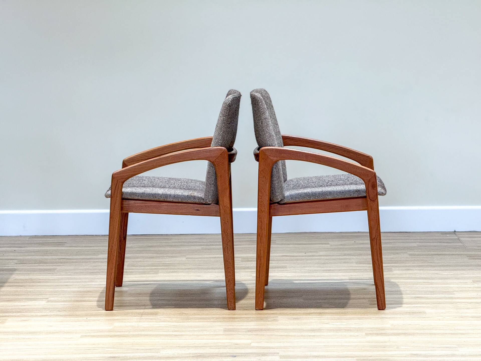 Set of 6 Danish “Knife Chairs” by K.S, 1960s