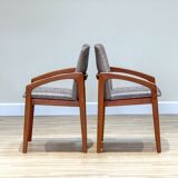 Set of 6 Danish “Knife Chairs” by K.S, 1960s