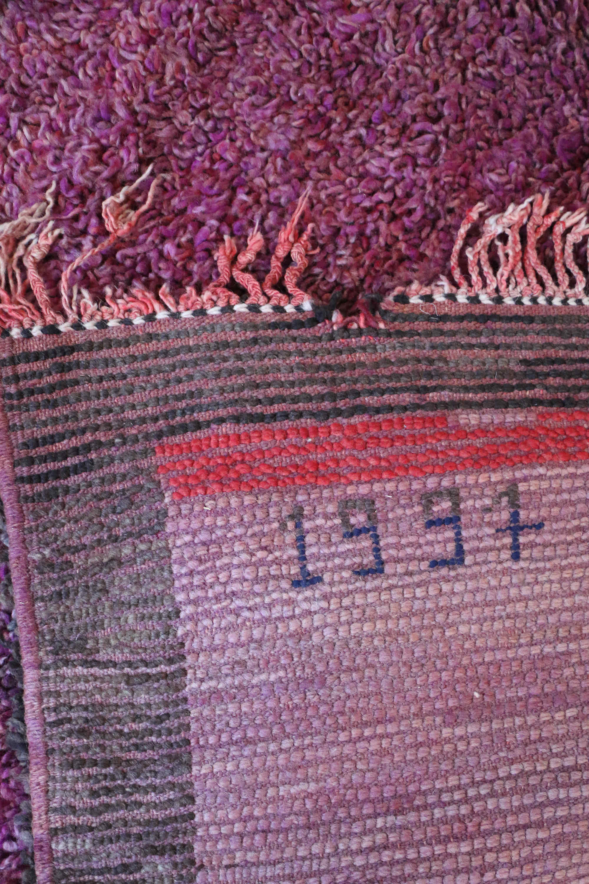 Moroccan Carpet Purple 184 x 307 cm