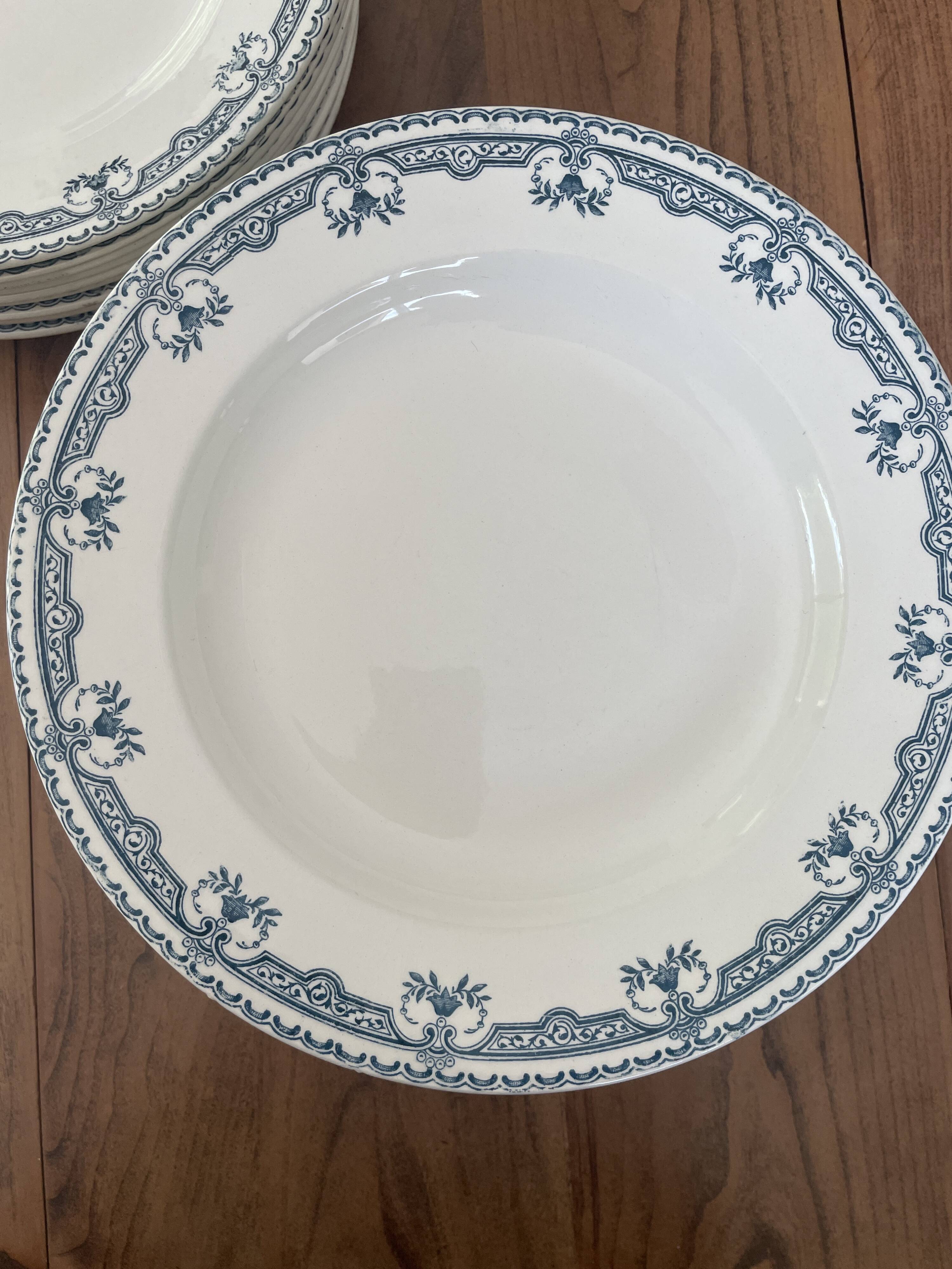 Assiettes terre de feu salins
