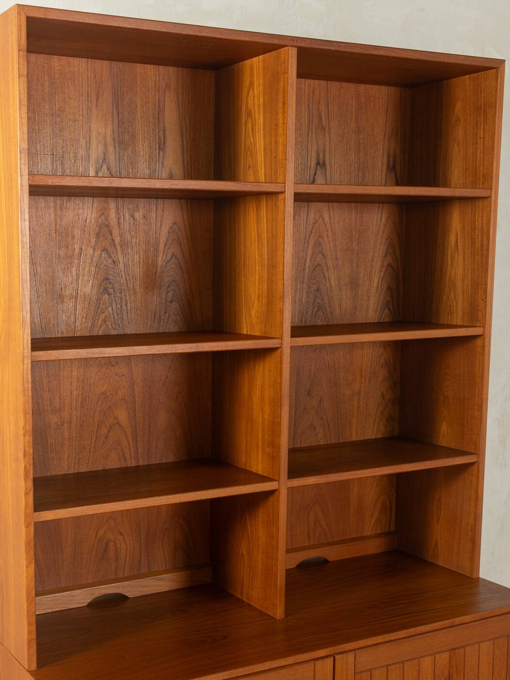 Classic two-piece sideboard from the 1960s by Poul Hundevad
