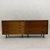 Pair of Scandinavian rosewood dressers from the 60s.