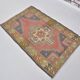 Tapis Oushak rouge et bleu sku 2451