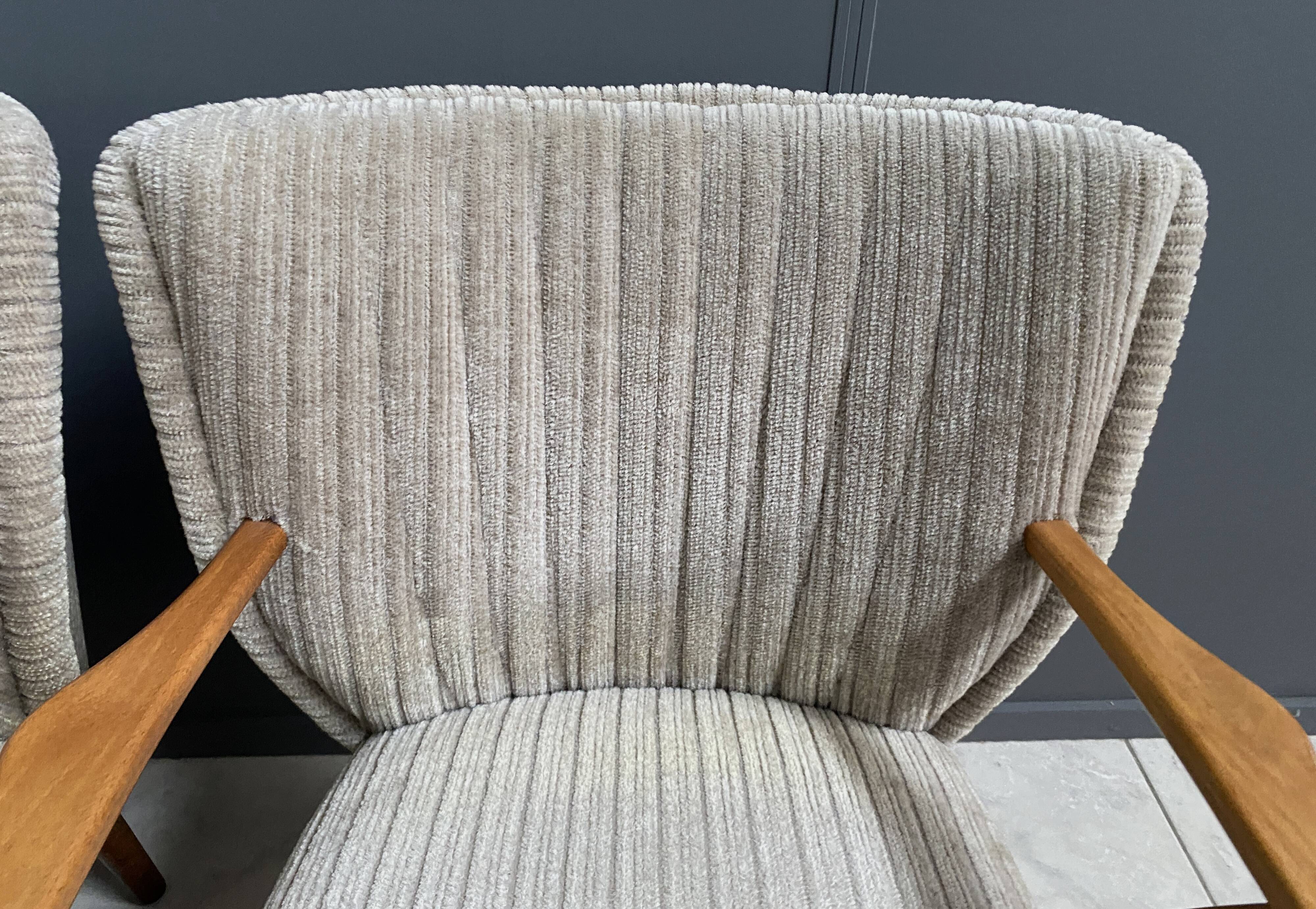 Set cocktail chairs with armrests 1960s