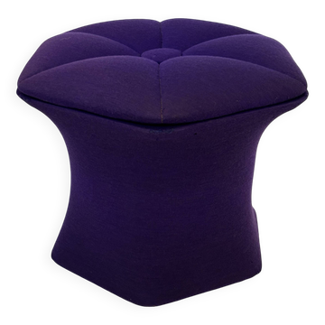 Vintage mushroom hocker or stool with storage compartment Netherlands 70's