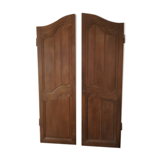 Produit BHV - Paire de portes décoratives en bois anciennes