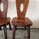 Olavi Hanninen (1920-1992) - Paire de chaises en orme teinté - Modèle King