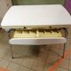 Table en formica vanille vintage