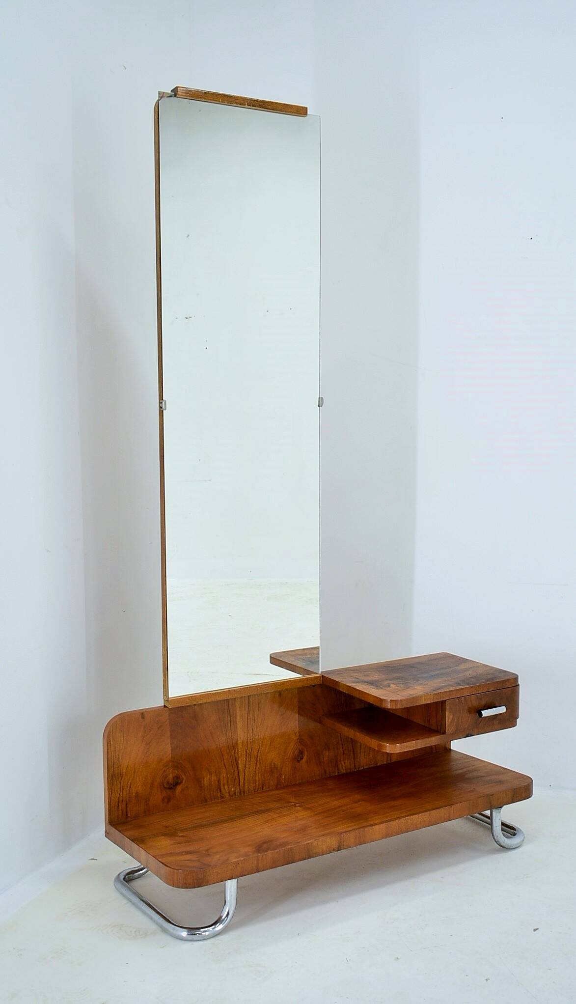 Chrome Bauhaus dressing table, 1930s