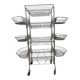 Vintage iron stand / shelf / display rack