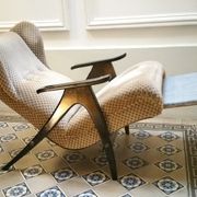 Fauteuil Wing chair à système de relaxation année 50/60