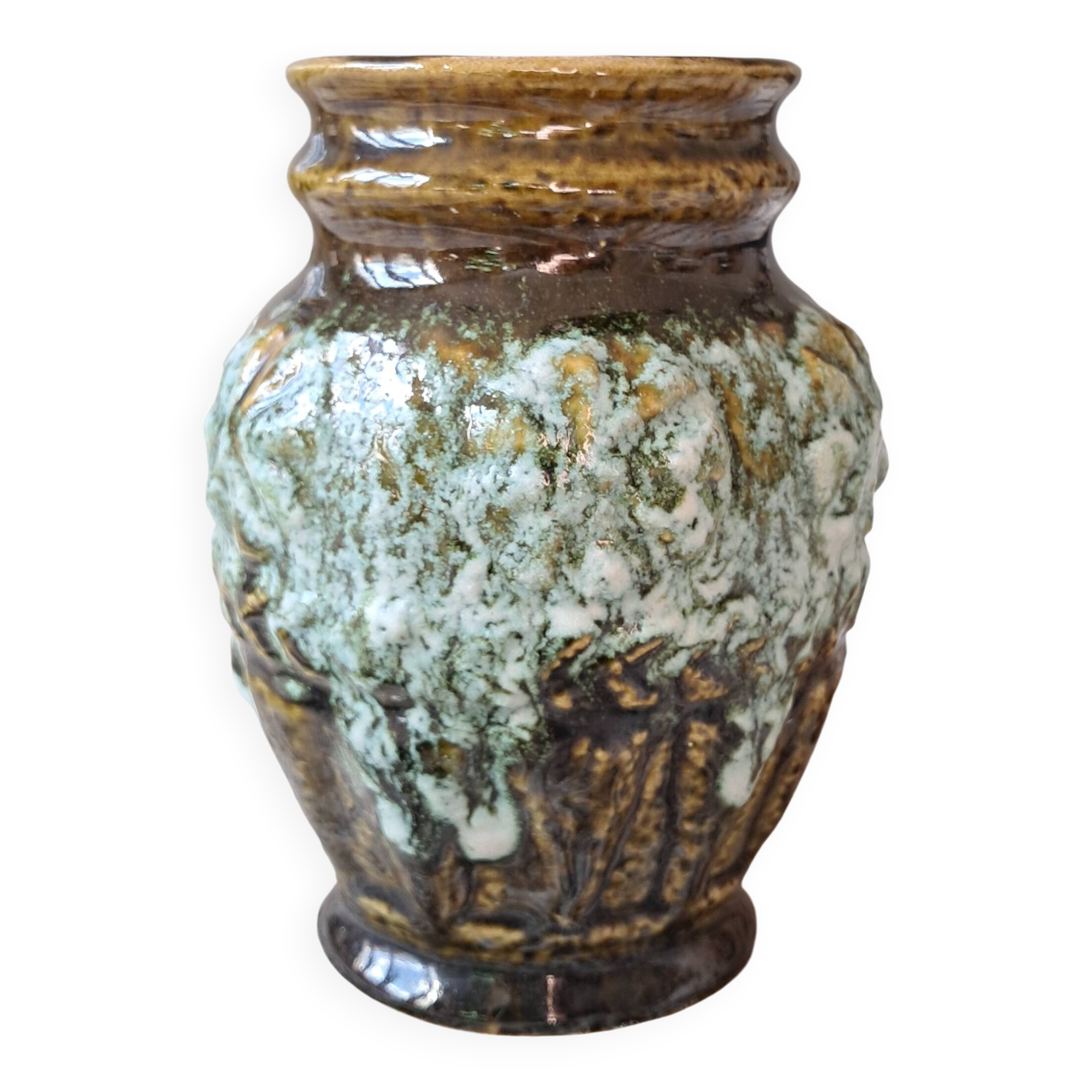 Fat Lava ceramic vase from the 1970s