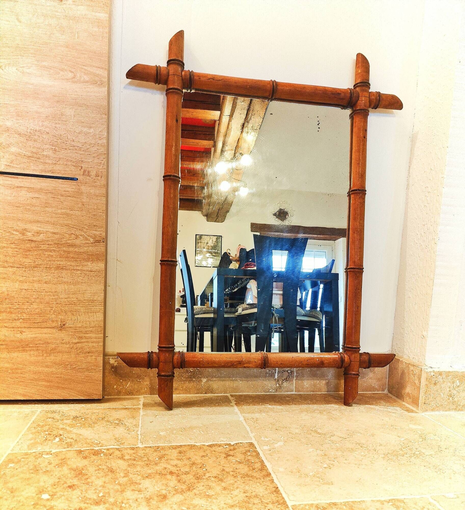 Antique bamboo mirror (17)