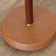 Scandinavian teak and leather floor lamp, 1960