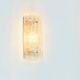 Mid Century Scandinavian Glass & Brass Wall Light by Carl Fagerlund, 1960s
