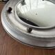 Round convex metal mirror in English style 1900