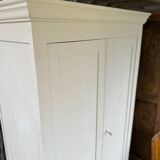 Old white wardrobe