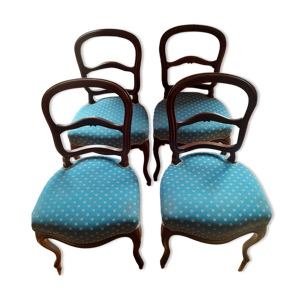 4 chaises de salle à - palissandre