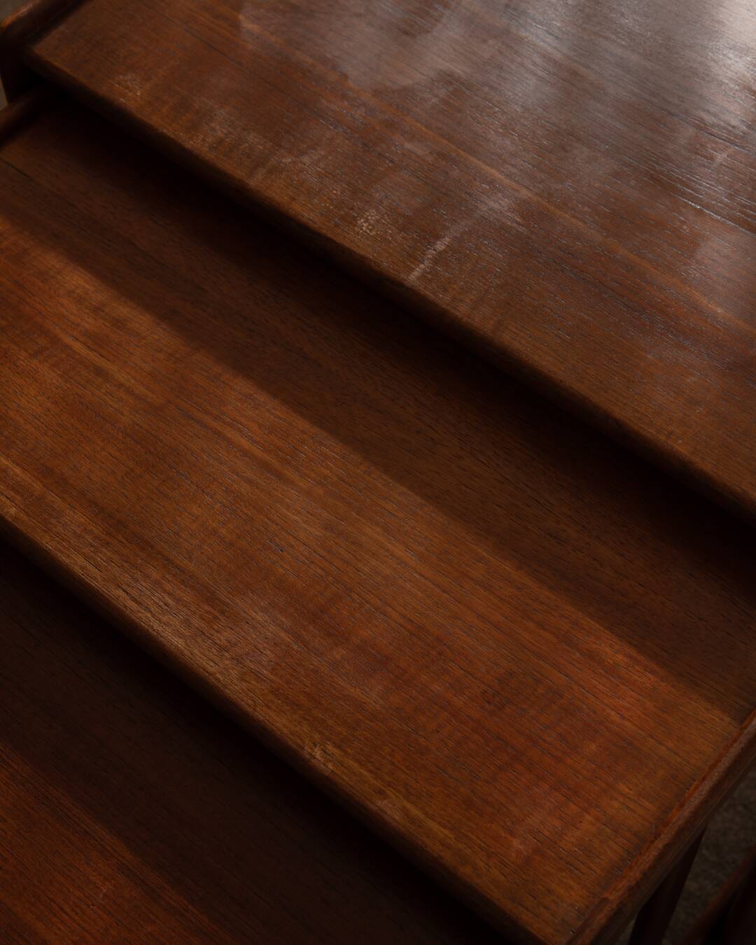 Teak nesting tables - set of 3 - Arne Hovmand-Olsen for Mogens Kold