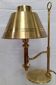 Helmer Andersson brass and gold metal lamp, Sweden