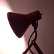 Lampe de bureau/du mur à bras articulé industriel rouge – Lampe de travail en métal réglable