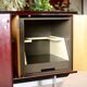Sideboard solid wood and steel, France, cira 1970, Negroni edition