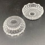 Worked glass bowls