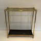 Rectangular umbrella holder in brass and cast iron. french work. around 1900