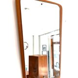 Teak trapeze mirror circa 1960
