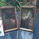 Pair of small copper frames