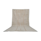 Moroccan ivory rug - Plain cream rug 150/250cm