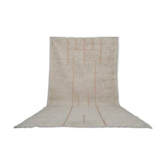 Moroccan ivory rug - Plain cream rug 150/250cm