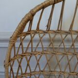 Rattan shelf