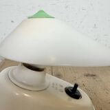 Vintage White Bakelite Table Lamp, 1950s