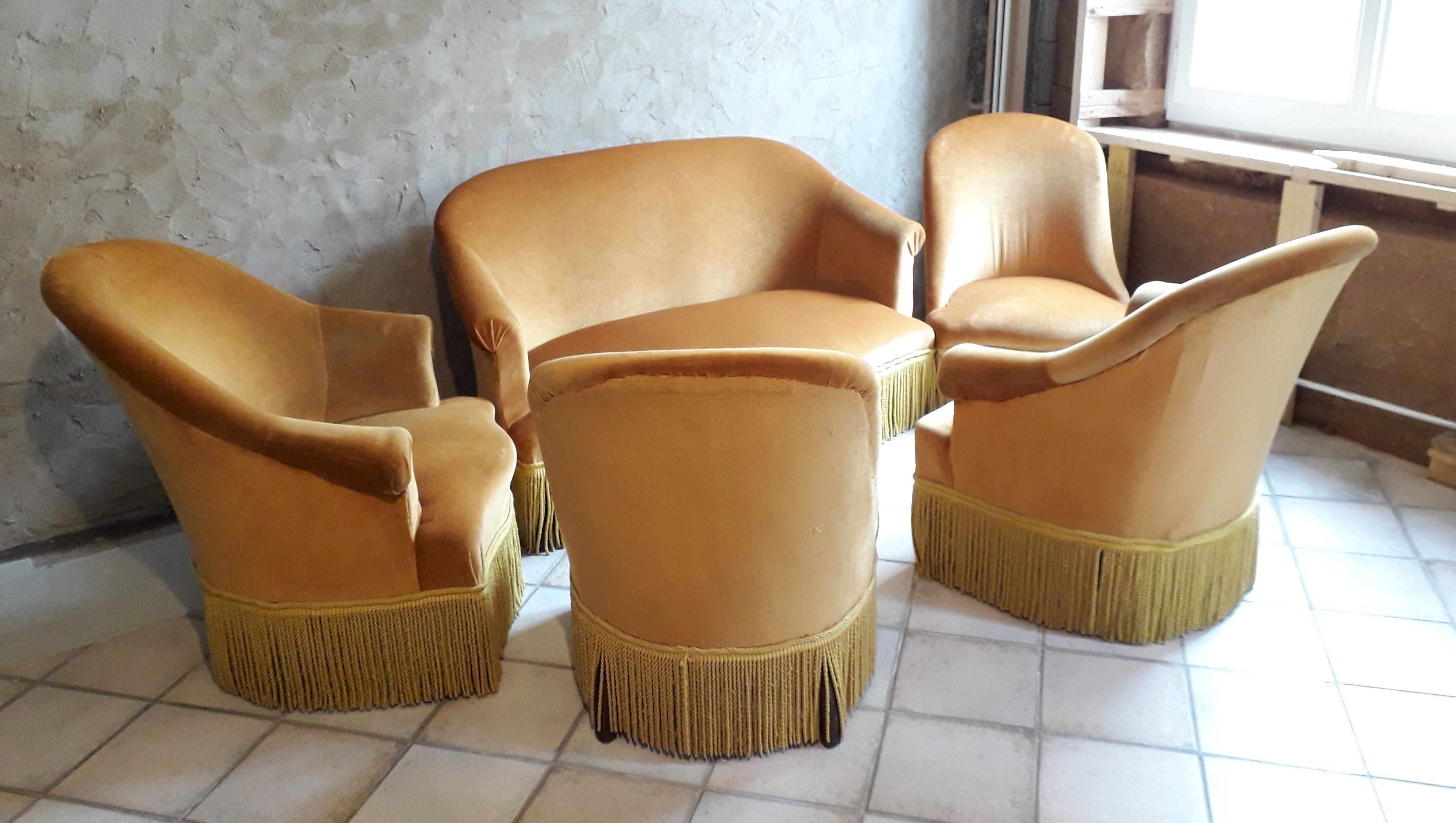 Pair of armchairs Toad