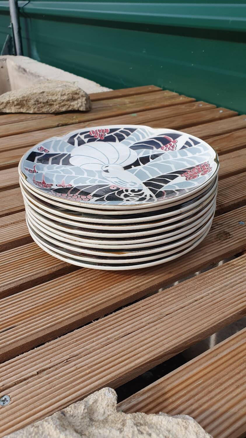 Lunéville Art Deco Plates