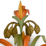 Maison Baguès, three bronze appliques decorated with camel heads and palm leaves