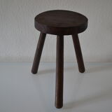 Brutalist modernist tripod stool 1950